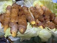[요리일기] 베이비 콘 고기 감기 태국 맛