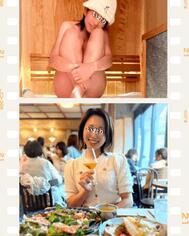 아침 와인에 사우나 정돈. 어제의 뜨거운 여운을 모으고