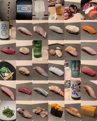 며칠 전에 갔던 스시야에 매료되고 있다♡