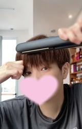 헤어 살롱에 갔다.
